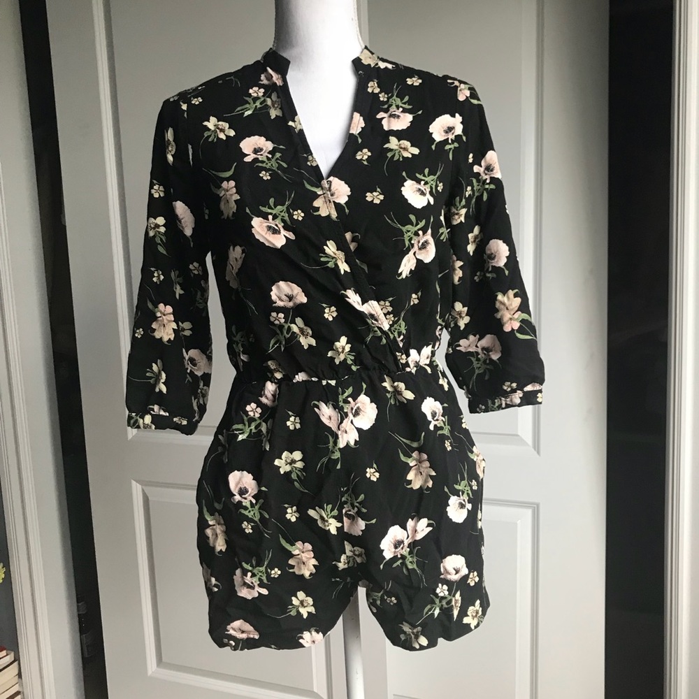 Floral Romper, m